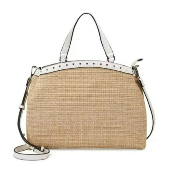 INC International Concepts Handbags - INC International Concepts Elliah Straw Satchel